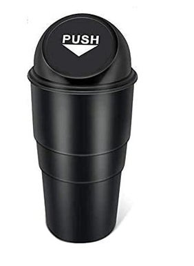 Maanit Maanit Mini Car Trash Bin Can Holder Dustbin Black L 17 x W 65 cm Pack of 1  - Image 1