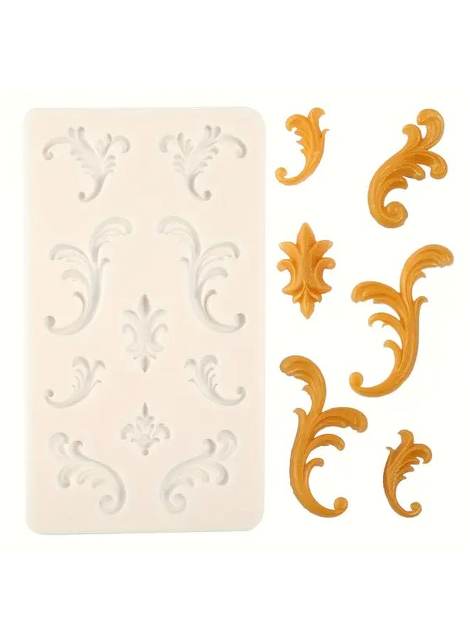 Baroque Fondant Mold Y 200 Silicone Mold For Cakes Candies Baking Decorations - Image 1