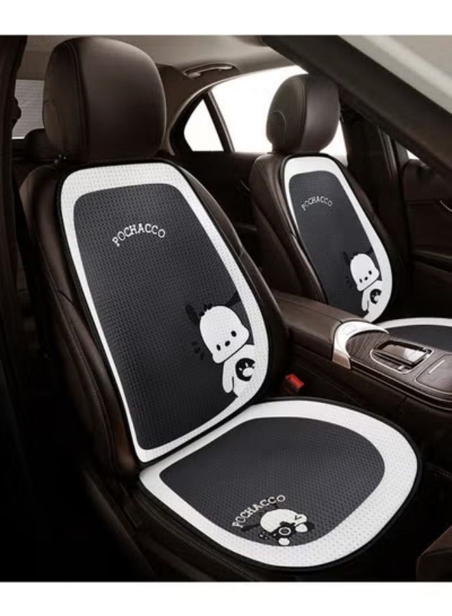 MLADEN Car Seat Cushion, Cute Cartoon Ice Silk Summer Seat Cover, Breathable Long Car Seat Protector Pad, Dust-Proof Interior Accessories for Car, SUV, Truck（1pc - Image 5
