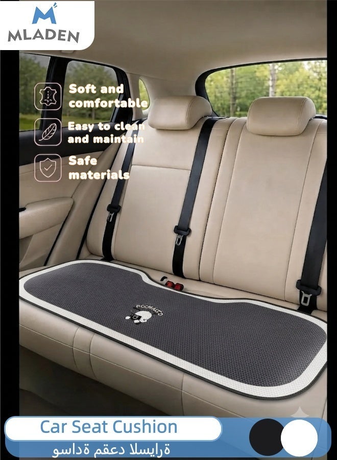 MLADEN Car Seat Cushion, Cute Cartoon Ice Silk Summer Seat Cover, Breathable Long Car Seat Protector Pad, Dust-Proof Interior Accessories for Car, SUV, Truck（1pc - Image 1
