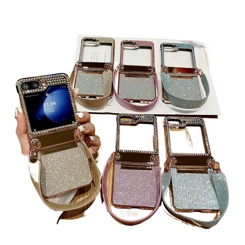غطاء واقي | حماية من السقوط | مقاومة لبصمات الأصابع | وردي | مقاوم للصدمات لـ Samsung Galaxy Z Flip 4 - Image 2