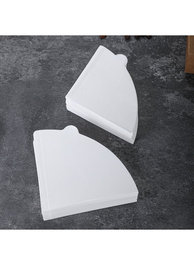 100pcs V60 Size 02 Coffee Paper Filters – White, Unbleached, Thickened with Easy-Grip Tabs  - Image 5