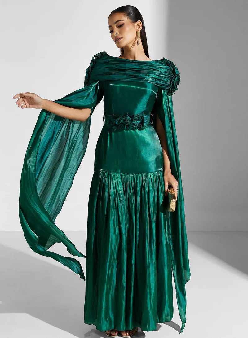 جولدن ابل Belted Split Dress