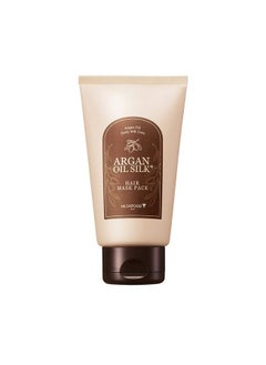 SKIN FOOD since 1957 Skinfood Argan Oil Silk+ Hair Mask Pack Moisturizing & Nourishing Argan Oil Hair Treatment Hair Glow & Wavy Elasticity For Damaged & Dry Hair  - Image 2