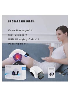 EVEREEN Knee Massager with Heat for Pain Relief Electric Cordless Vibration Knee Massage Device with Kneading for Arthritis and Joint Circulation Warmer Rechargeable  - Image 5