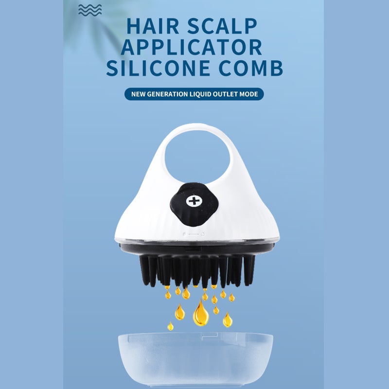 Scalp Applicator Comb for Medicine Scalp Head Fluid Comb Essential Oil Hair Treatment Device Hair Scalp Massager Brush Growth for Head Brush - Image 5