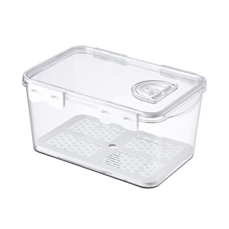 Transparent Thickened Refrigerator Storage Box – Sealed Dustproof Crisper with Lid - Image 5