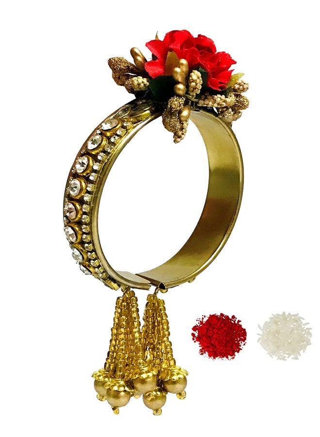 Evisha Men's Brother, Bhabhi & Kids Combo LED Jewellery Rakhi Bracelet Combo Set (Red) || rakhi || rakhi set || rakhi combo || bhaiya bhabhi rakhi || rakhi gifts - Image 4