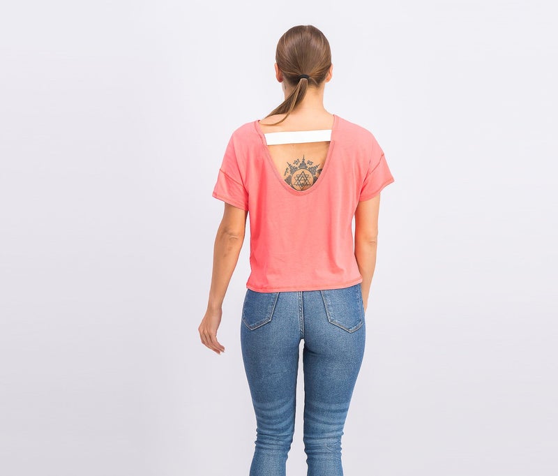 PUMA Women Hit Feel It Tee, Pink Alert - Image 4