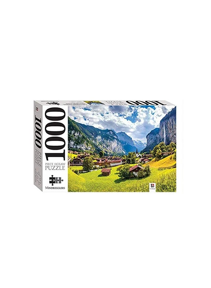 UKR Lauterbrunnen, Switzerland 1000-Piece Jigsaw Puzzle – Mindbogglers Collection - Image 1
