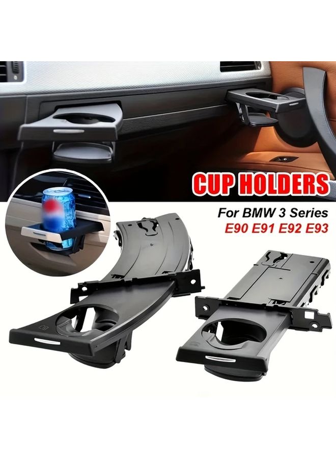 BMW E90 E91 E92 E93 Left Hand Drive Cup Holder Black 2005 2012 - Image 1