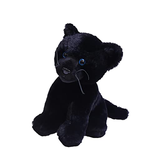 Plushland دب البانثر الأسود المحشو من بلش لاند - بانثر محشو واقعي للأطفال والبالغين 10 بوصات - Image 5