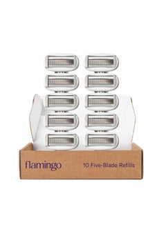 FLAMINGO FLAMINGO Women's Razor 5-Blade Refills - Razors for Women - 10ct  - Image 1