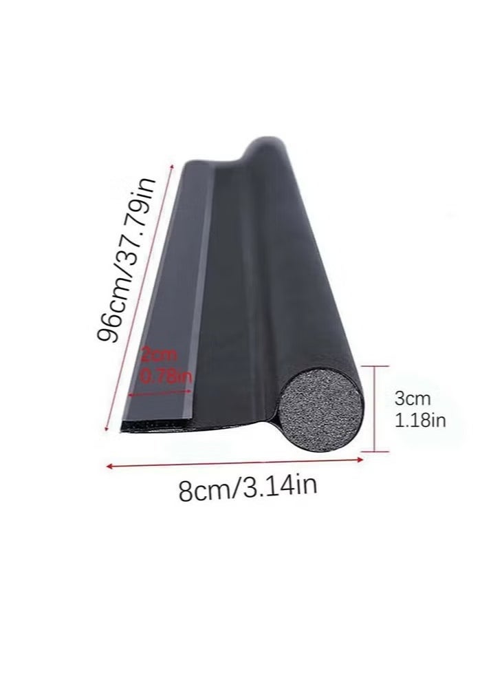 3-PACK Door Bottom And Door Gap Sealing Strip, Windproof, Insect-proof, Dust-proof, Light-proof And Noise-proof 3*8*96cm - Image 5
