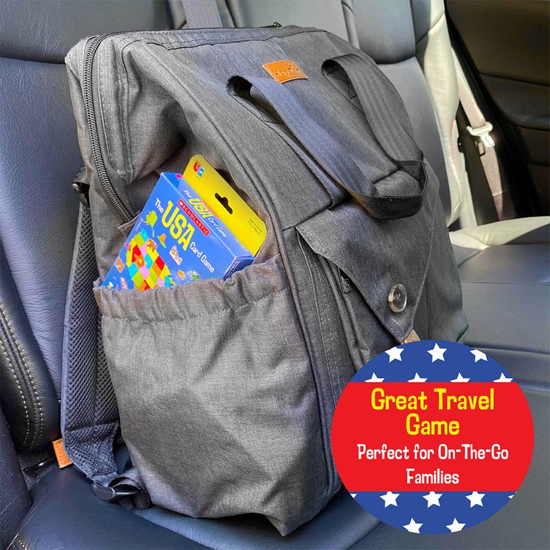 University Games, Scholastic USA Travel Card Game, Learn State Capitals and Historic Facts, Great Geography Challenge Card Game for Kids Ages 6 and Up - Image 4