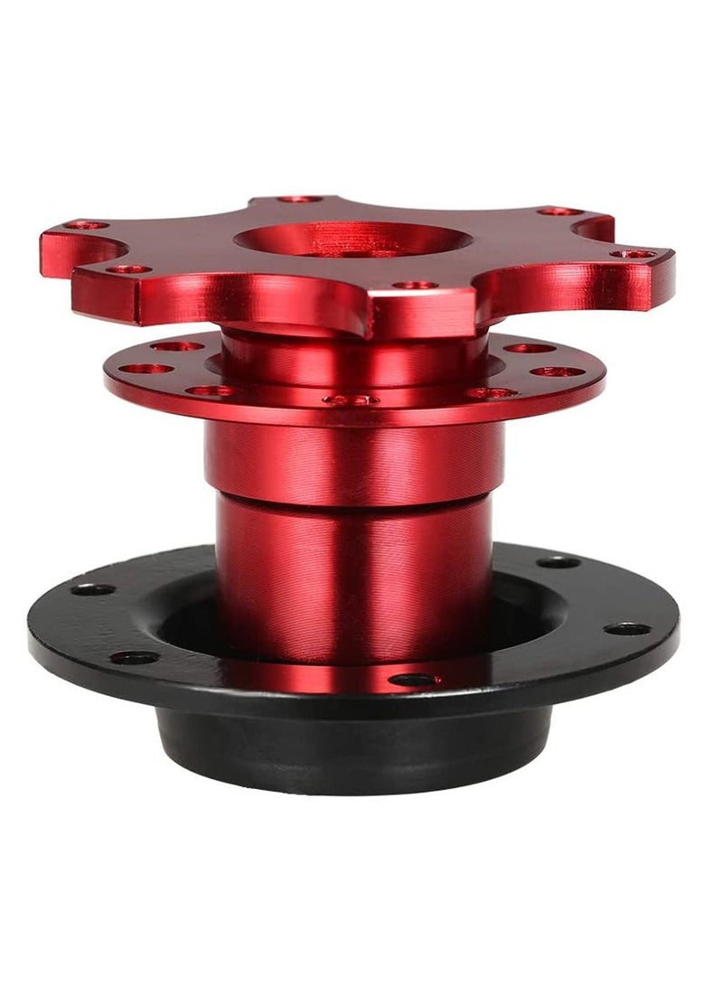 Y&D Car Steering Wheel Quick Release Red Universal Hub Racing Adapter Snap Off Boss Kit  - Image 3