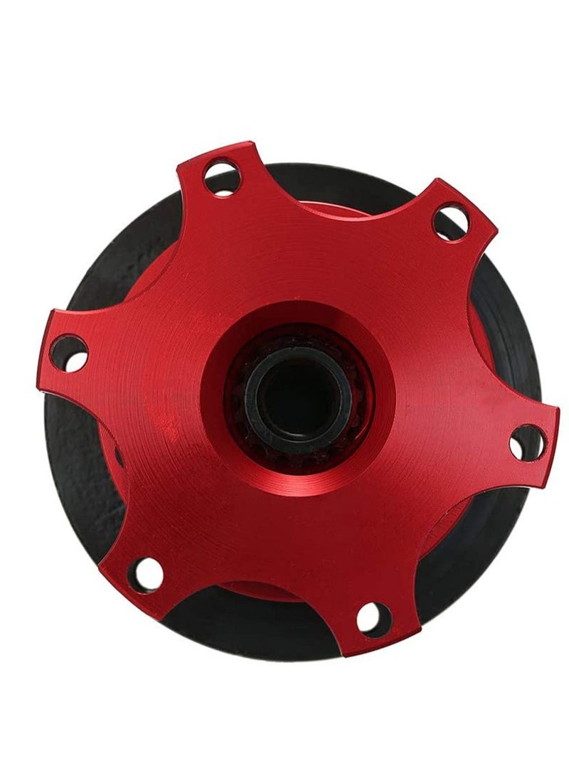 Y&D Car Steering Wheel Quick Release Red Universal Hub Racing Adapter Snap Off Boss Kit  - Image 4