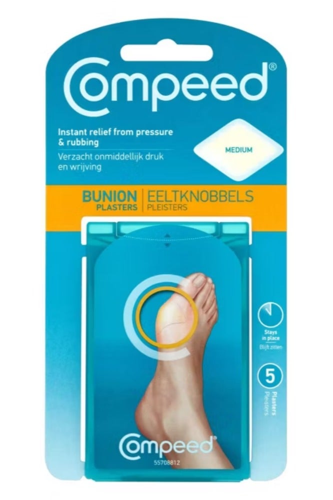 Bunion Plasters 5 Count | Foot Care Patch |