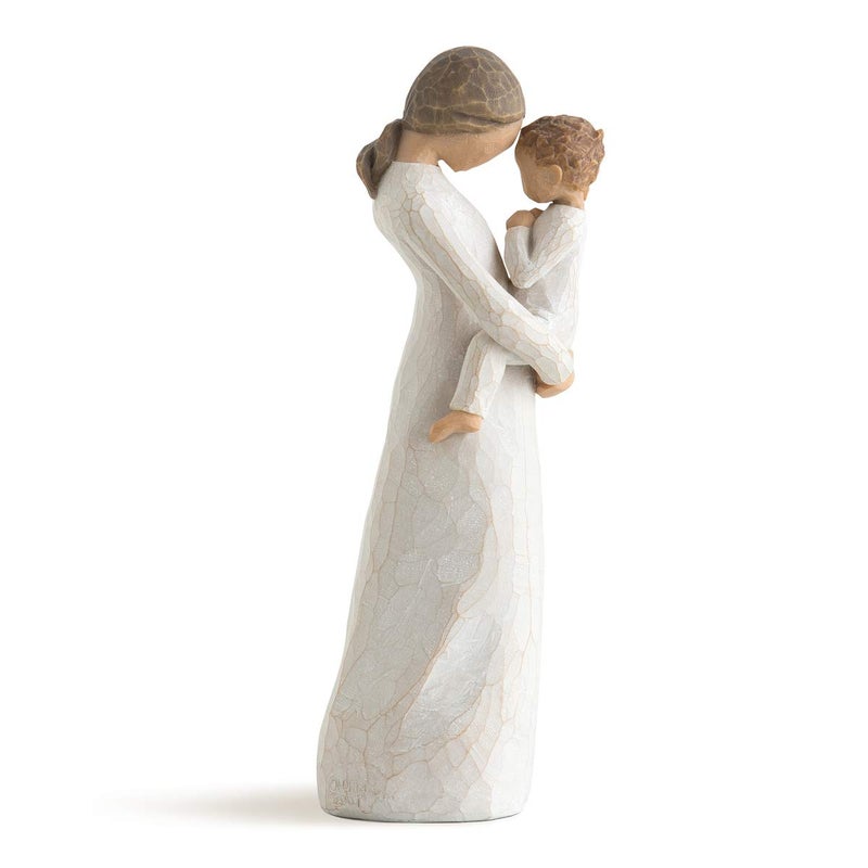 Willow Tree Tenderness, Treasuring a Quiet Tender Moment of Motherhood, Gift to Celebrate New Beginnings, Families, and Loving Relationships Between Parent and Child, Sculpted Hand-Painted Figure - Image 1