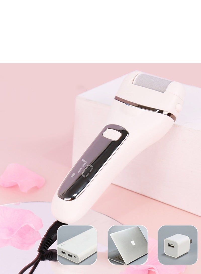 Electric Foot Grinder, Exfoliating, Dead Skin, Calluses For Foot Repair, Equipped With 3 Grinding Heads - Image 2