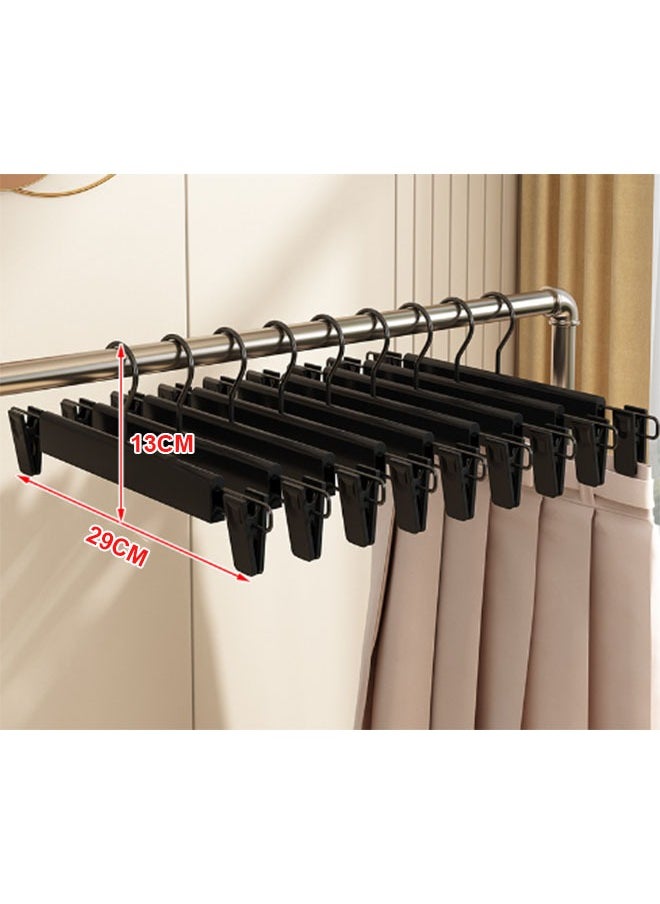 5 Non-Slip Plastic Pants Hangers with Clips, Skirt Hangers, Clips Retractable and Adjustable, Black - pzsku/Z9B667EB68341938DA05AZ/45/_/1721182711/182ee459-534b-4b80-8120-e1aaf2236ab0