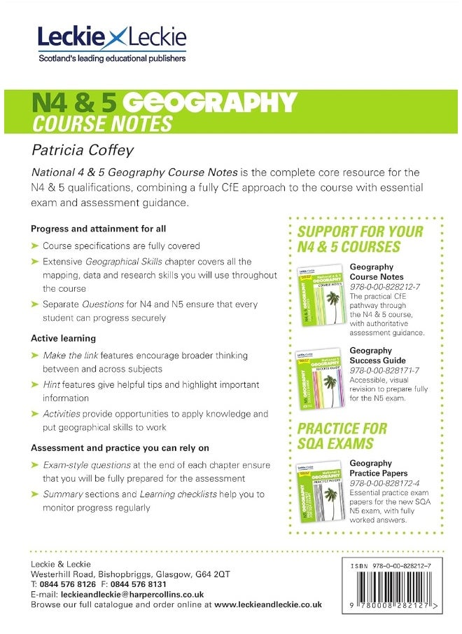 National 4/5 Geography: Comprehensive Textbook to Learn CfE Topics