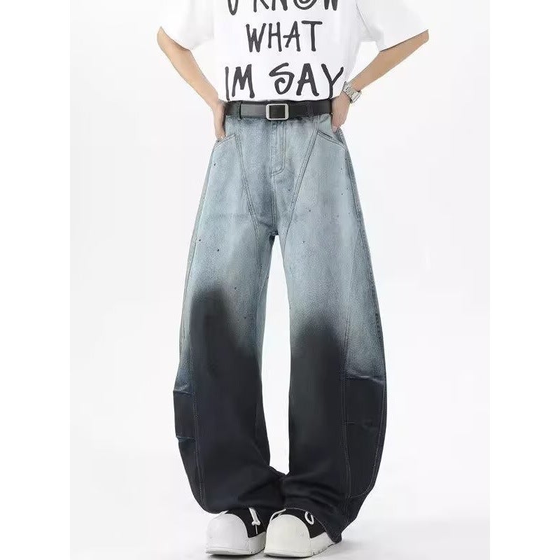 Unisex Classic Denim Jeans Loose Fit Daily Outdoor Wear - Image 4