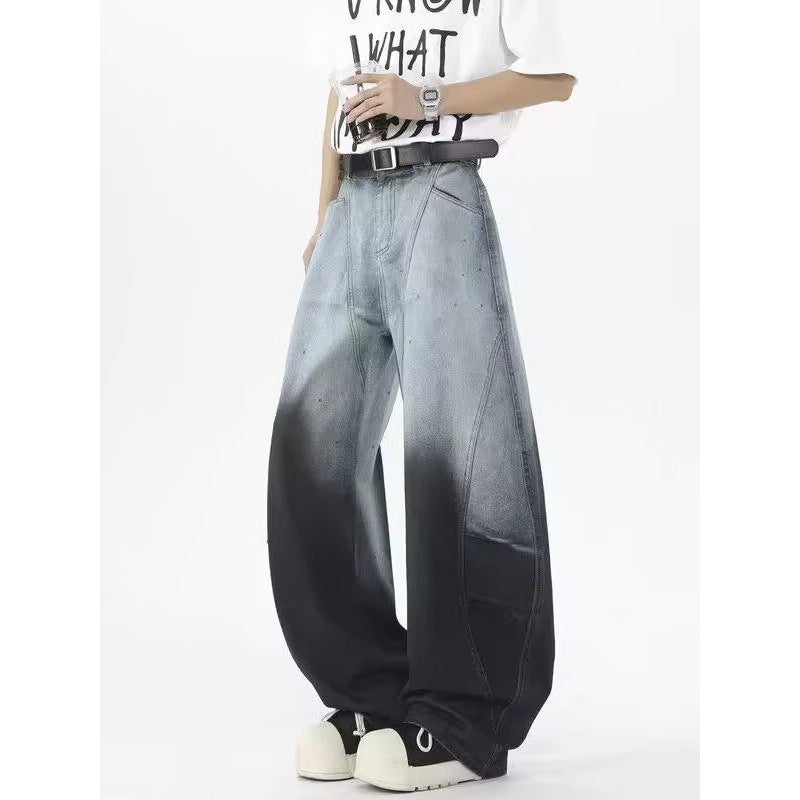Unisex Classic Denim Jeans Loose Fit Daily Outdoor Wear - Image 2