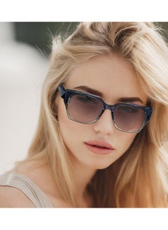 فيسيدي نظارات شمسية مربعة عصرية للرجال والنساء، نظارات شمسية مستطيلة سميكة عصرية، تصميم أنيق B0107  - Image 3