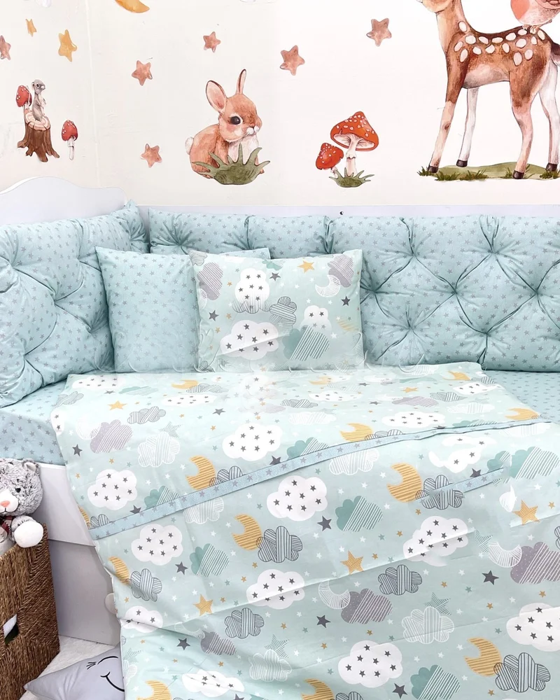 Ebabynest Happy Dreams Green Sleep Set