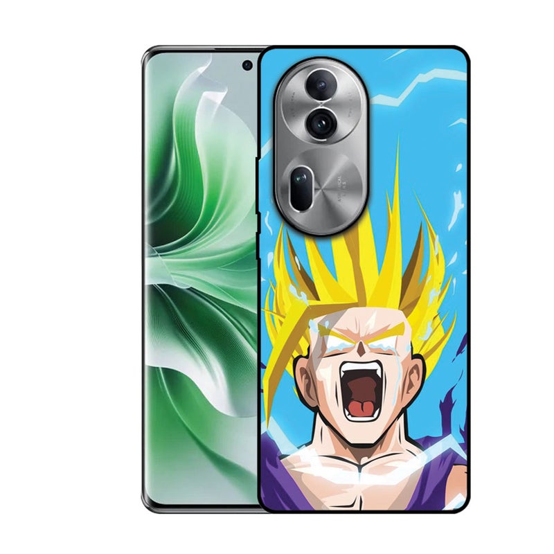 EYE CATCH Printed Protective Case Cover For Oppo Reno 11-  Super Sayian - Image 1
