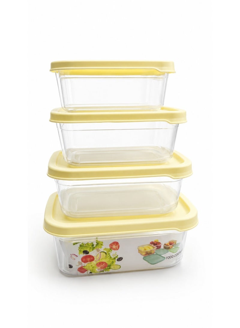 4-in-1 multi-colored refrigerator set - Image 1