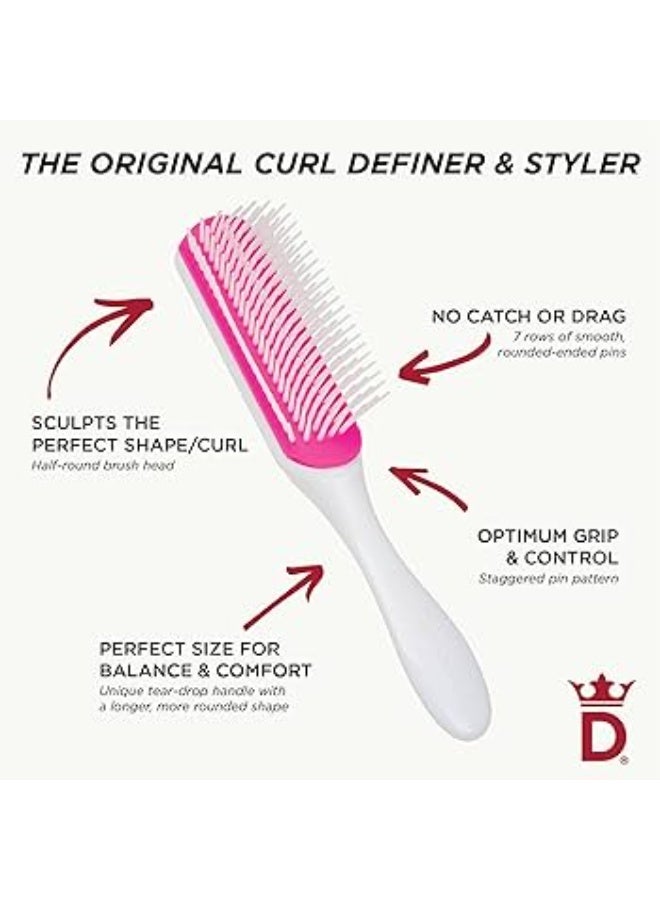 دنمان فرشاة دينمان الأصلية لتصفيف الشعر، 7 صفوف D3 كيوتو - Image 2