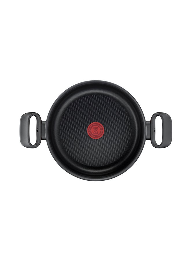 Tefal 12 Pieces Tefal G6 Tempo Flame Cooking Set Red Aluminium Red 26cm - Image 3