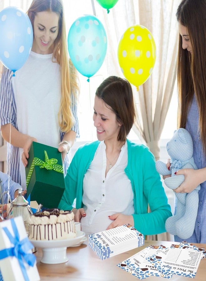 جيتك مجموعة ألعاب حفلات استقبال المولود الجديد من جيتك، 302 قطعة، مستوحاة من رعاة البقر الغربيين، تتضمن 6 ألعاب، 50 ورقة لكل لعبة، تشمل: لعبة ترتيب الكلمات، لعبة البحث عن الكلمات، لعبة التوقعات والنصائح، ولعبة "السعر مناسب". - Image 5
