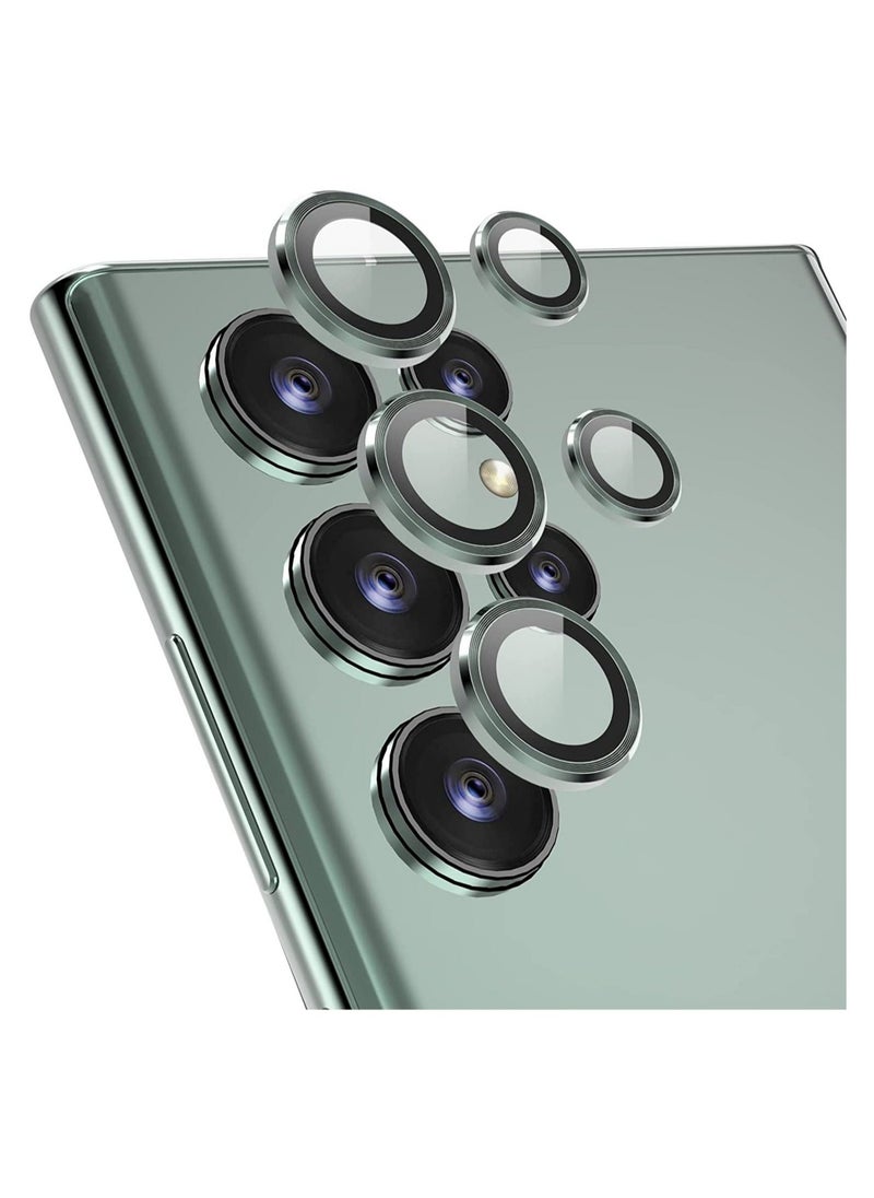 Raxoom Camera Lens Protector Compatible with Samsung Galaxy S22 Ultra (2022), Scratch-Resistant Ultra-Thin Tempered Glass with Aluminum Edge - Image 1