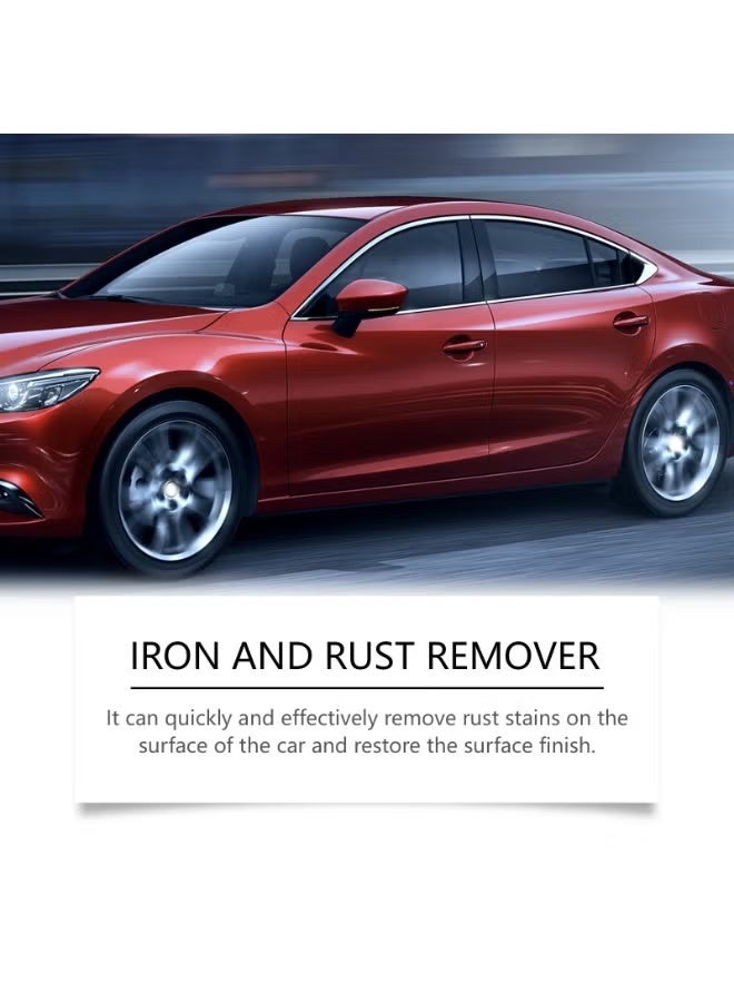 Homonth Iron Eraser Rust Remover Spray, 120ml Iron Particle & Rust Cleaner for Car Wheels, Paint & Metal, Aluminum-Safe Auto Detailing Spray - Image 4