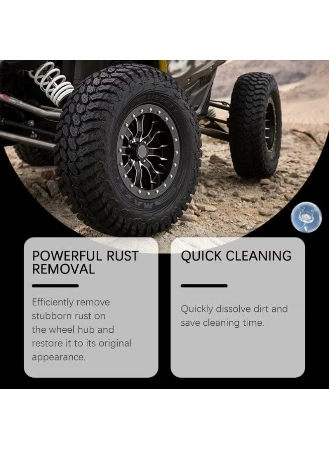 Homonth Iron Eraser Rust Remover Spray, 120ml Iron Particle & Rust Cleaner for Car Wheels, Paint & Metal, Aluminum-Safe Auto Detailing Spray - Image 3