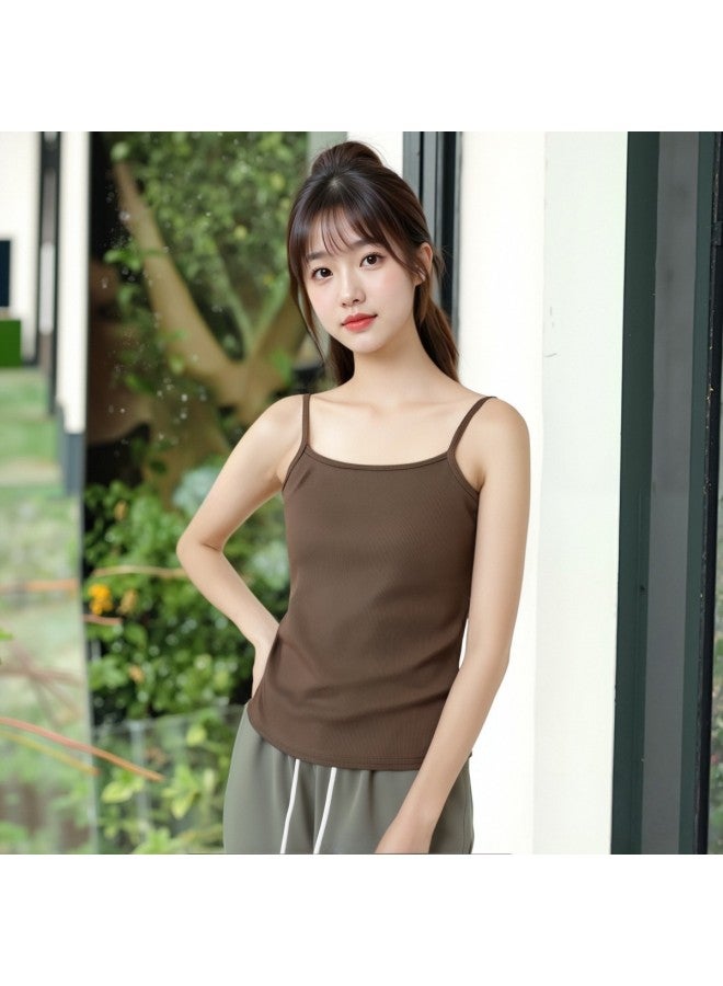 Your Sun Women'S Camisole Tank Top, Women'S Underwear, Ribbed Slim Fit, All-Season Basic Versatile - Image 3