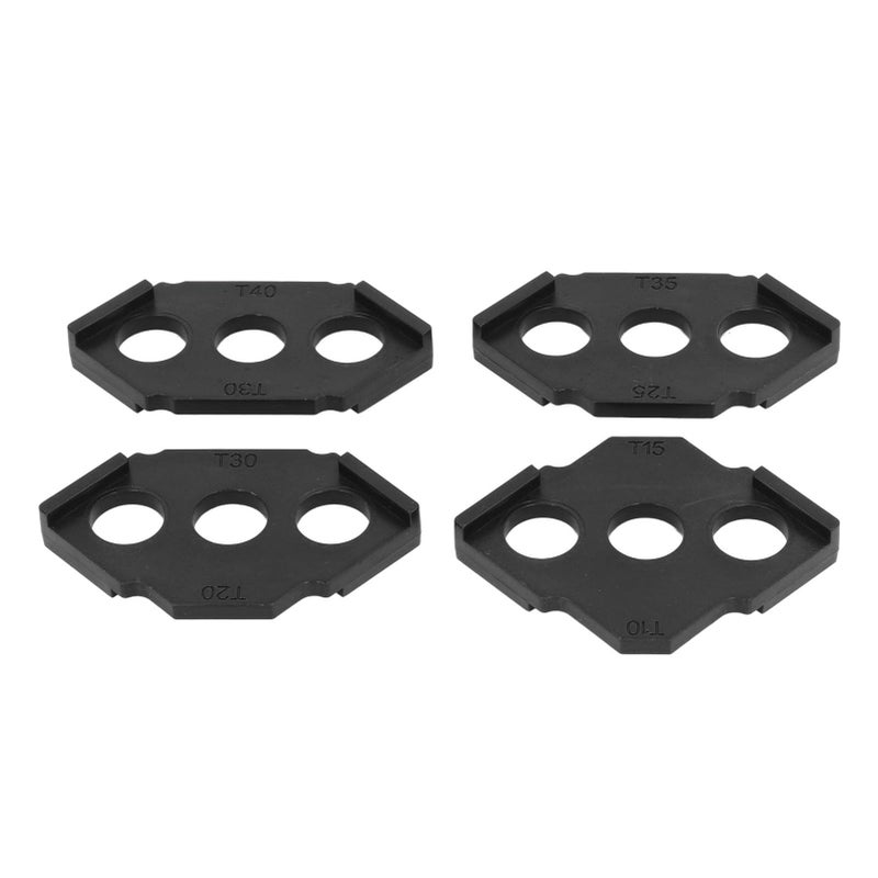 4PCS Black Corner Router Template Set Woodworking Trimmer Jig For Photo Frames Tables DIY - Image 4