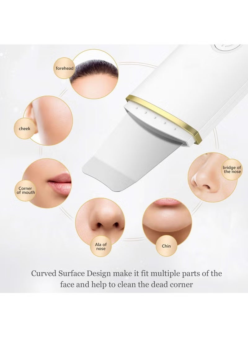 Ultrasonic Skin Scrubber Vibration Face Spatula Blackhead Remover Facial Scrubber Shovel Clean Cavitation Peeling Facial Lifting - Image 2