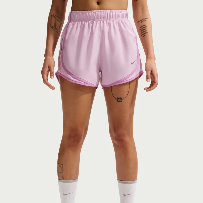 Nike Pink Women's Tempo Dri-FIT Brief-Lined Running Shorts for Women | Best Price UAE
