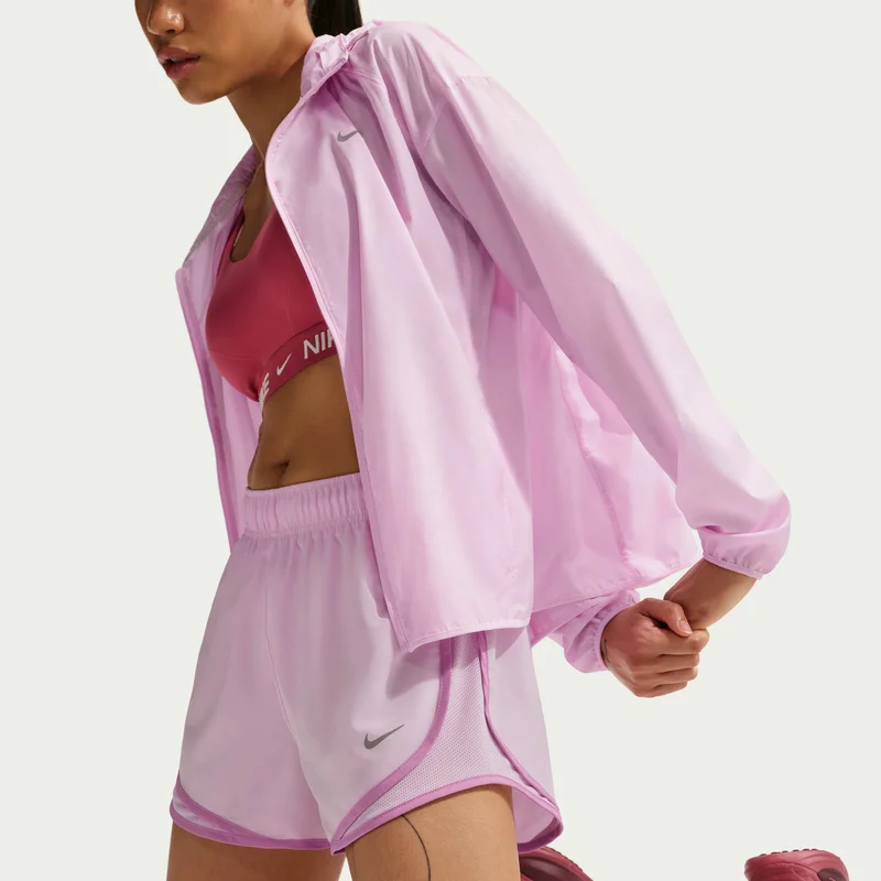 Nike Pink Women's Tempo Dri-FIT Brief-Lined Running Shorts for Women | Best Price UAE