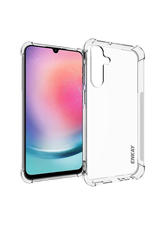 The Bros Case For Samsung Galaxy A25 5G Clear TPU Shockproof Anti-slip Phone Case