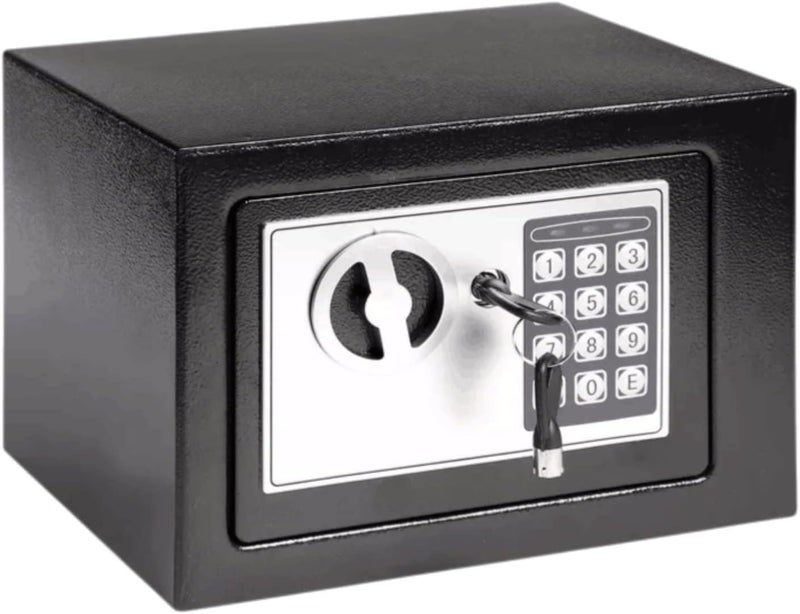 FICTIOUS Digital Electronic Safe Box Keypad Small Digital SafeElectronic Steel Safe with Electronic Keypad for Home Office Hotel Jewelry Cash Documents Storage Value Safe - Image 1