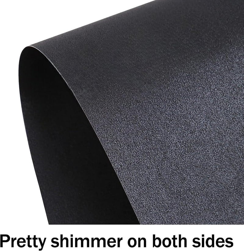 kodithal Magnetic Sheet Papers Plain Adhesive Flexible Peel and Stick A4 Size Fridge Magnets Self for Crafts, Photos, Stamps, Etc. Decoration (30X20 cm) (1 PCS), Black - Image 2