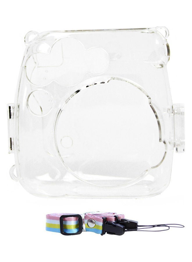 NIBEMINENT Portable Camera Protective Cover Clear Case for CAIUL Checky Instax Mini 8/8+/9 Transparent - Image 1