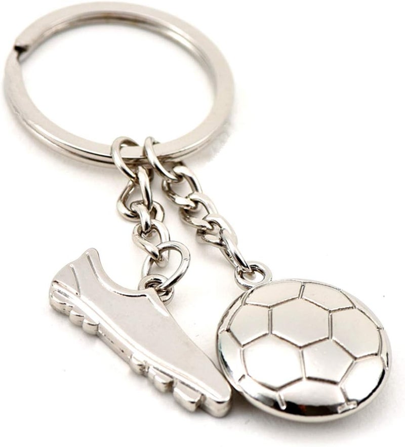 COSTOYFUN Mini Cute Soccer/Bowling/Tennis/Baseball Keychain for Men Women Boys Girls Gift, Soccer, One size - Image 3