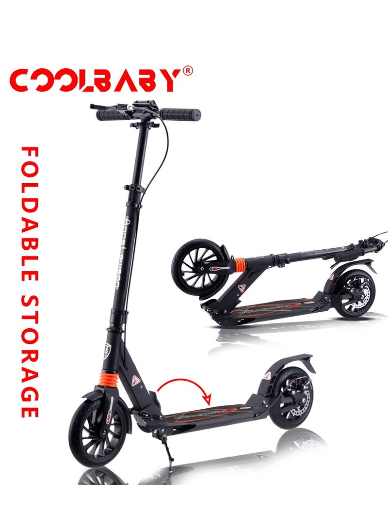 Cool Baby COOLBABY Two wheels Folding Kick Scooter for Adults Children Height Adjustable Height Scooter - Image 3