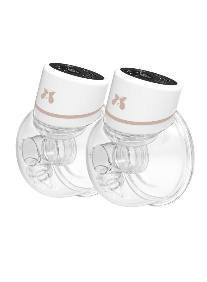 Fraupow Double Wearable Breast Pump Hands-Free | Award Winning Portable Electric Breast Pump | 4 Modes & 12 Levels | Auto Shut-Off for Busy Moms | Includes Midwife Consultation & Breastfeeding Course - Image 1